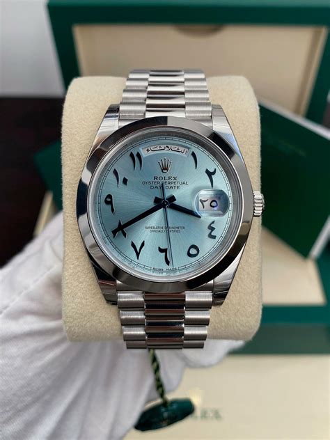 rolex arabic dial diamond price|Rolex day date 228206.